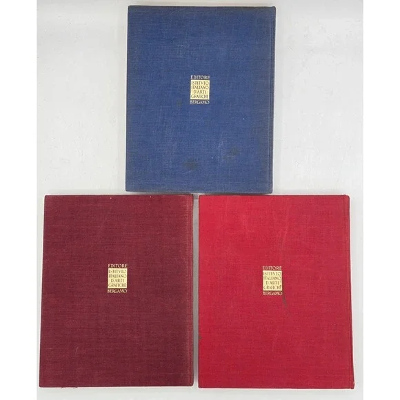 3 Lot Istituto Italiano D'Arti Grafiche Books - Bramante, Giambellino, Giorgione - Picture 2 of 16